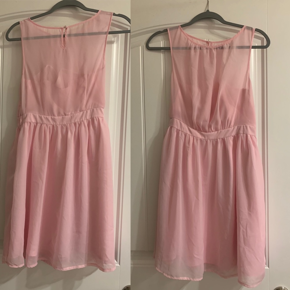 Light Pink Dress, knee length